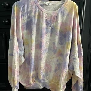 Long sleeve tie dye shirt